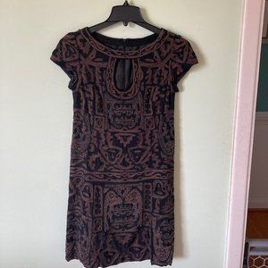 Nanette Lepore Brown Dazzle Me Dress (Size 2)